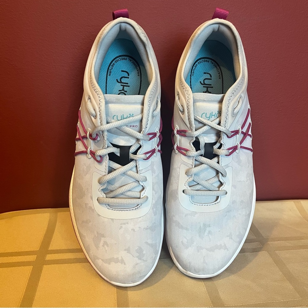 Ryka Dynamic Pro Women’s Athletic Tennis Shoes Size 10 Gray And Purple View 3